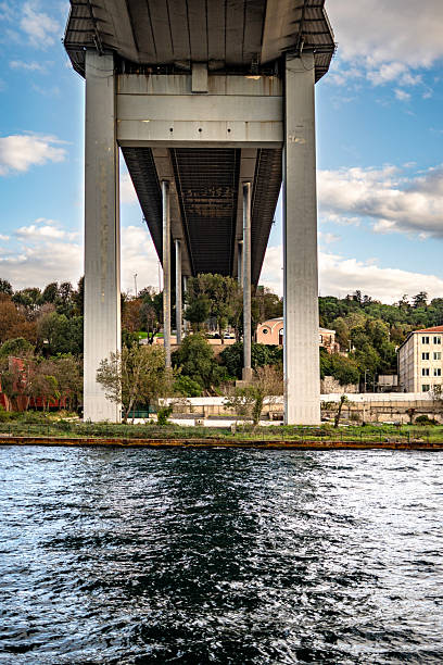 istock Bosphorus bridge slope to Istanbul, Turkey 2215367931