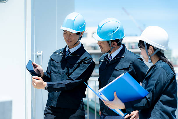 Businessmen in work clothes having a meeting