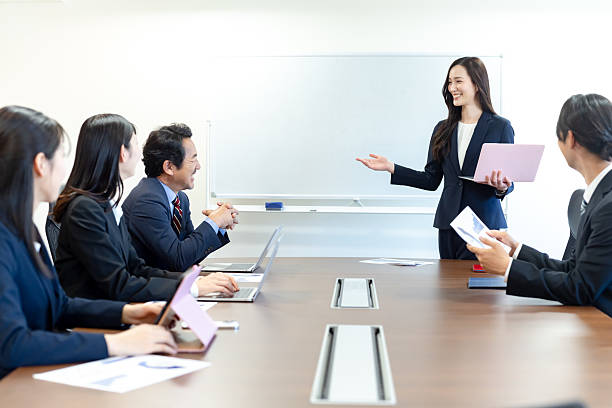 istock Business people having a meeting 2215368055