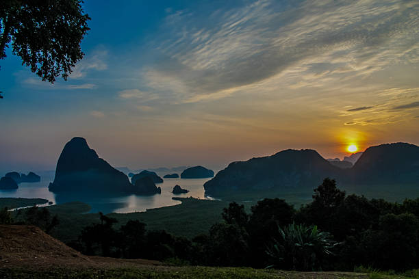 istock Pha Nga Bay in Thailand beautiful view point panorama landscape from above 2215382838