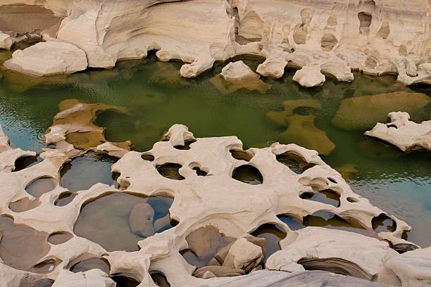 istock Mae Khong riverbed at Sam Phan Bok canyon in Thailand on border with Laos 2215384687
