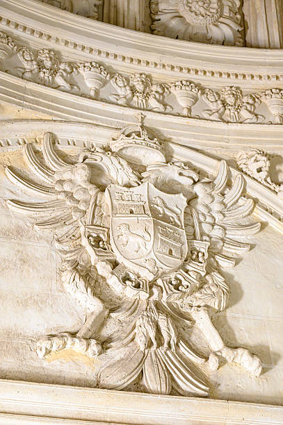 istock Medieval Stone Coat of Arms Decoration 2215385573