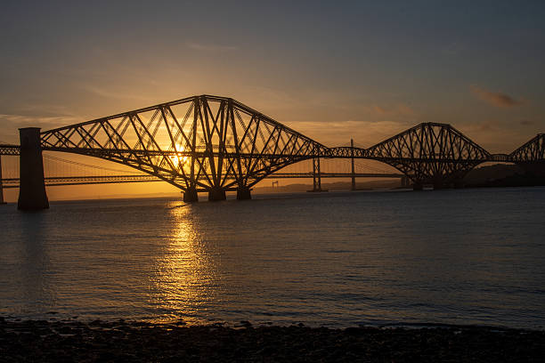 Queensferry Red Rail Bridge , Scotland