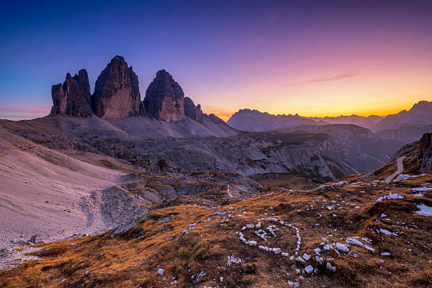istock Beautiful landscape of mountains during sunset 2215413668