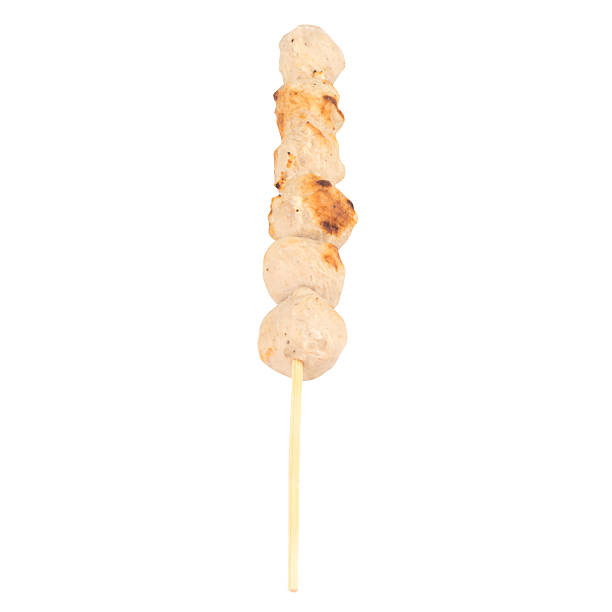 istock fish balls Grilled  isolated on white background 2215414432