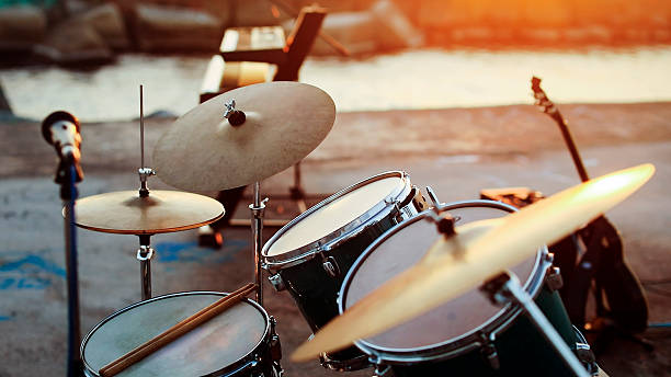 istock Musical Instruments before the performance outdoors 2215426428