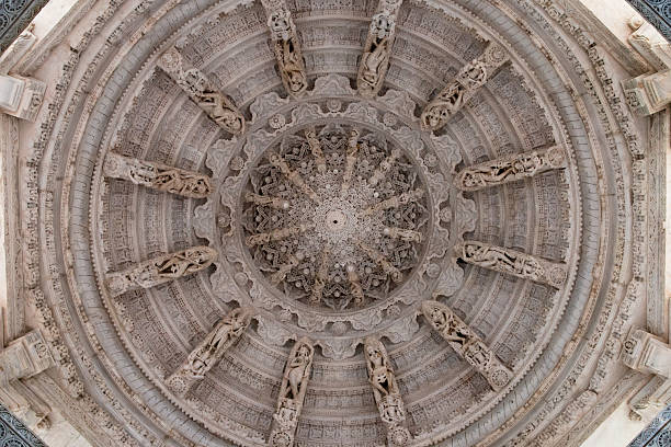 istock White marble dome at Ranakpur Temple 2215429646