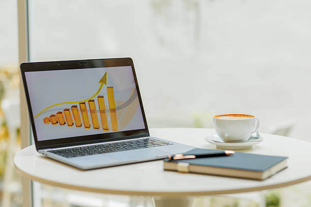 istock Two professionals discussing business growth and digital marketing strategy using graphs and laptops  ideal for content on e-commerce, finance, and data-driven planning 2215440782