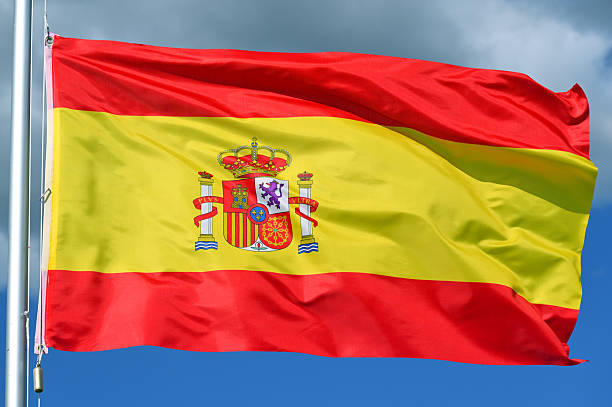 istock national flag of Spain 2215444995