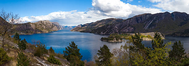 istock lysefjorden panorama, norway 2215446508