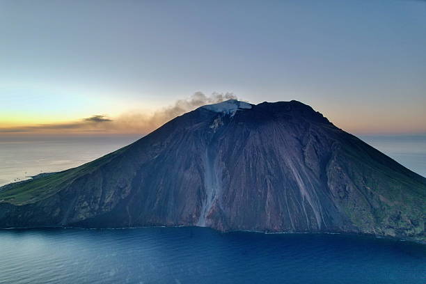 istock Stromboli Volcano at Sunrise, Sicily 2215451975