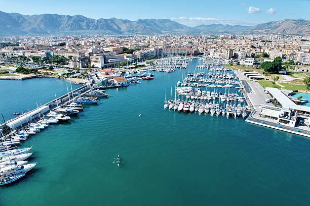 istock Palermo Marina and Cityscape, Sicily 2215451991
