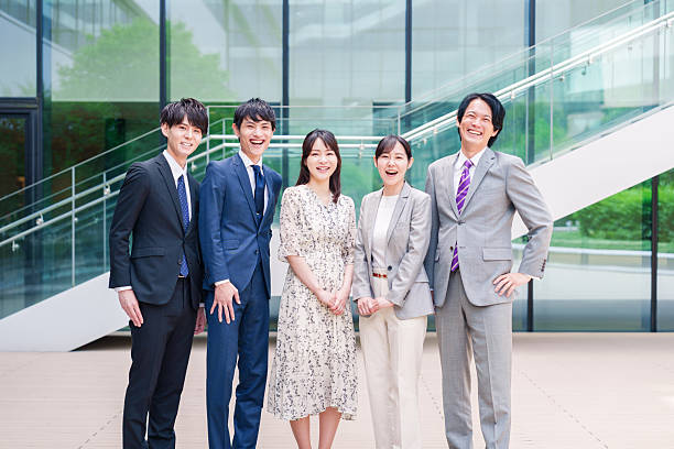 istock Smiling business people, group photo 2215461511