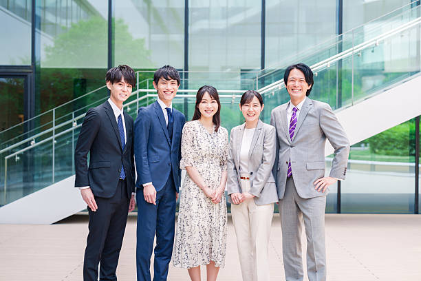 istock Smiling business people, group photo 2215461515
