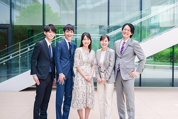istock Smiling business people, group photo 2215461518
