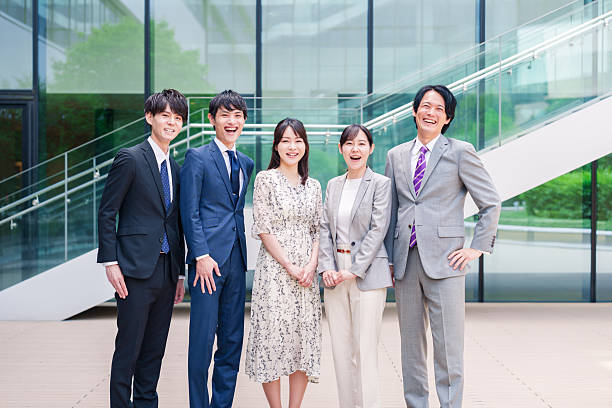 istock Smiling business people, group photo 2215461522