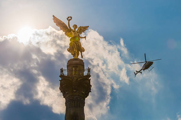The Angel of Independence, located on Paseo de la Reforma in Mexico City, is one of the most emblematic monuments in Mexico