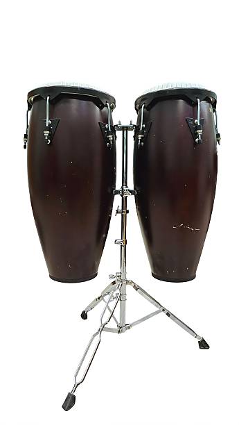 istock Black Conga Drum Isolated on White Background | Studio Photo 2215485570
