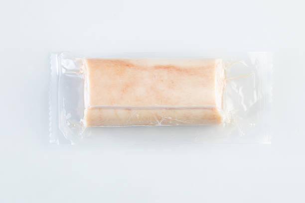 istock Pork in a plastic bag isolated nature background with clipping path 2215487038