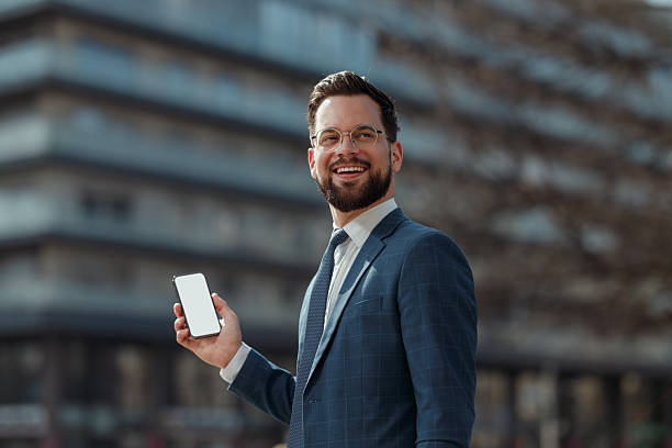 istock Businessman Showing Smartphone Screen 2215487308