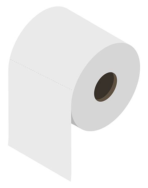 istock Minimalist illustration of a white roll, essential for hygiene and everyday life. Useful for health, sanitation or resourcemanagement projects. Clean design. 2215487814