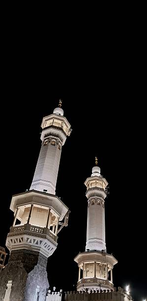 istock Peaceful Night with Minarets of  Al-Haram 2215487945