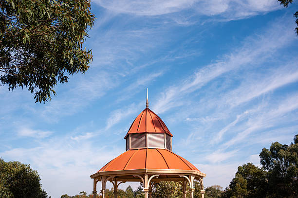 Adelaide, South Australia, Australia - March 24 2025; The Victorian bandstand in Elder Park