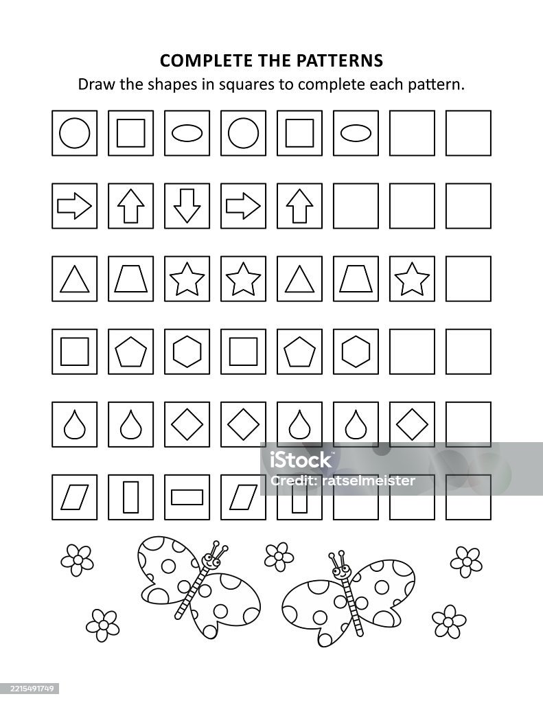 Educational Math Activity Sheet And Coloring Page For Kids To Learn And ...