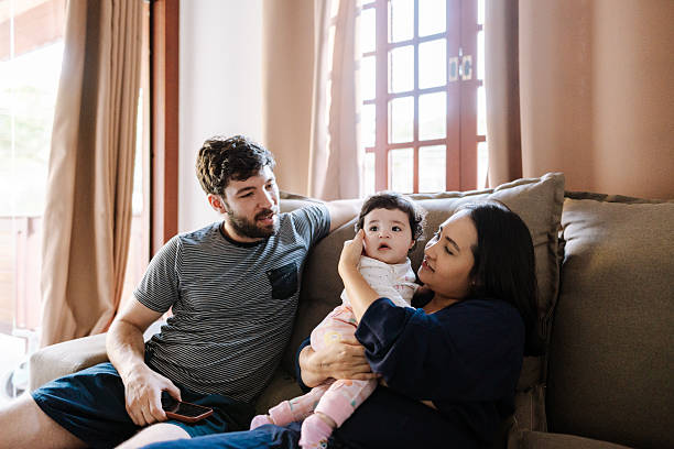 istock Family spending relaxed time on the couch 2215496930