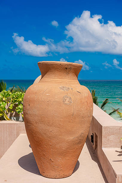 istock Panoramic Caribbean View from a Luxury Boutique Hotel in Boca Paila, Tulum 2215500203