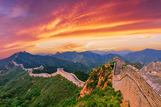 istock The Great Wall of China at sunset 2215501277