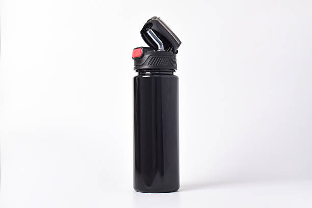 Black Tumbler Mockup isolated on white background