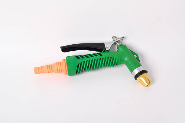 istock Garden hose spray nozzle, sprinkler 2215504556