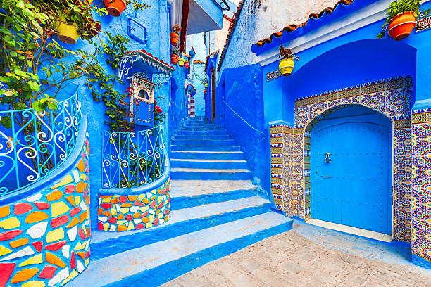 istock Morocco, Chefchaouen. Moroccan town known for its blue-painted streets 2215505916