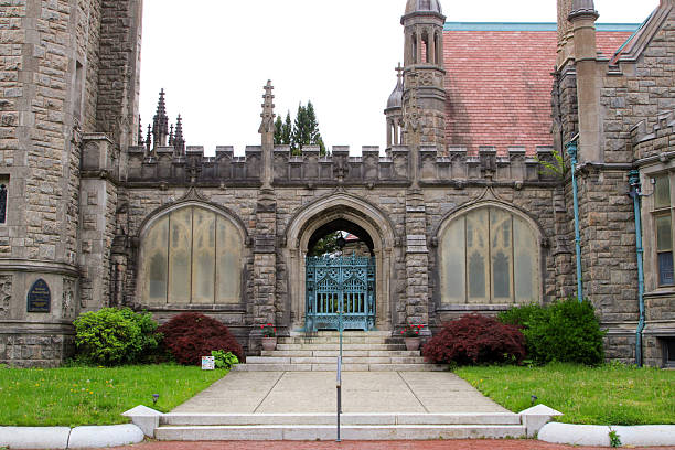 istock Unitarian Memorial Church Gothic Revival architecture 2215509595