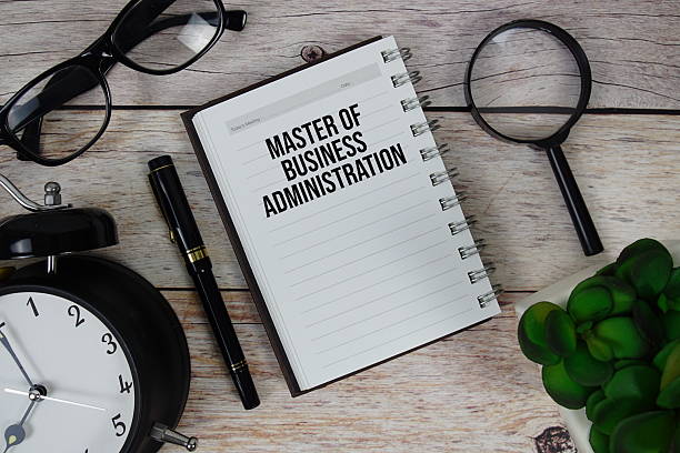 istock Master of Business Administration (MBA) text on notepad, Business and Financial concept background 2215513430