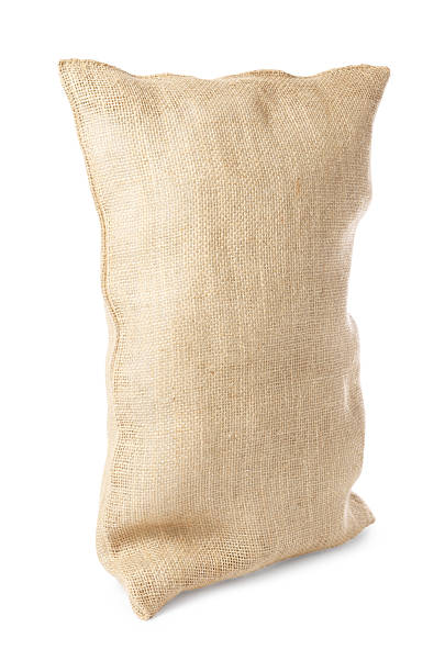 istock One natural burlap sack isolated on white 2215514489