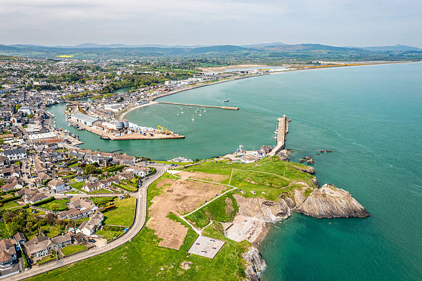 istock Aerial View Over Wicklow Town Coastline, County Wicklow, Ireland 2215516326