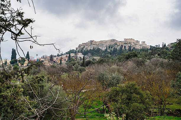 istock Acropolis Rising Behind Athens' Green Landscape 2215518197