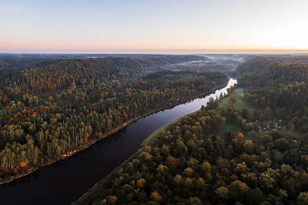 istock River Gauja next to Sigulda, Latvia 2215523416