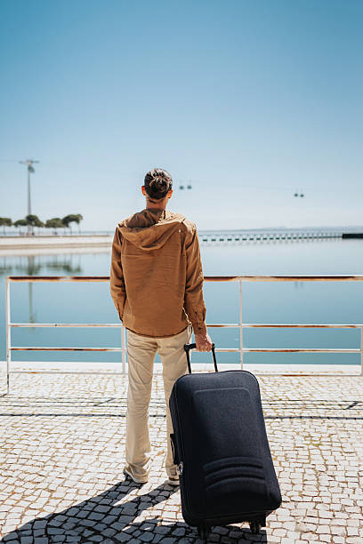 istock Solo Traveler in Lisbon 2215524486