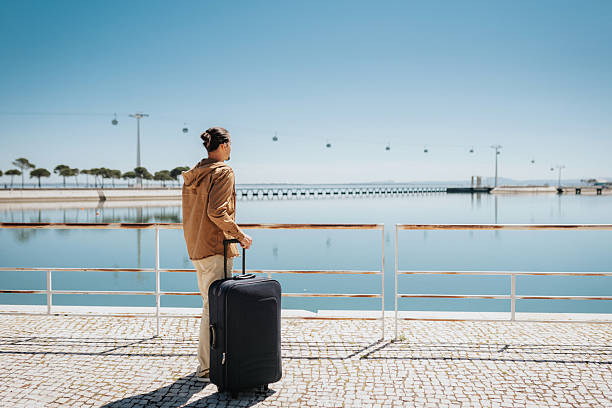 istock Solo Traveler in Lisbon 2215524492