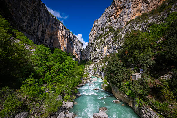istock Water flowing through Les Gorges Du Verdon 2215545398