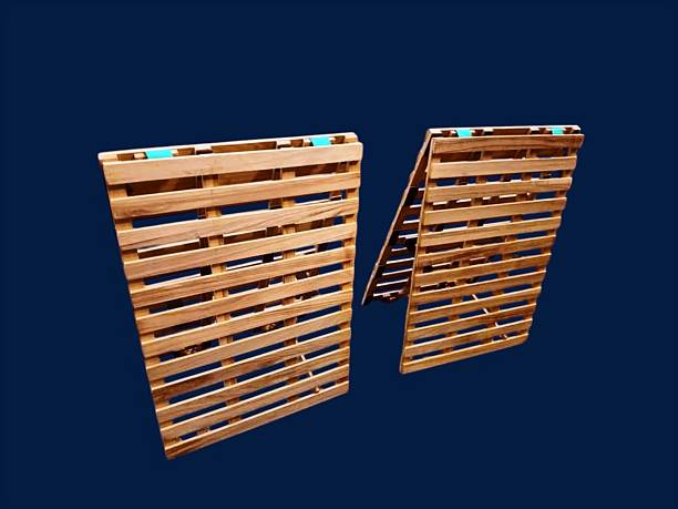 istock Slatted wood is used to hold multipurpose items. 2215557365