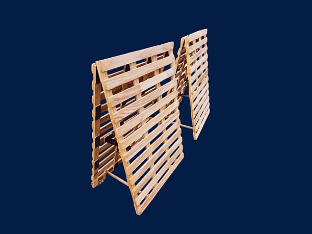 istock Slatted wood is used to hold multipurpose items. 2215557368