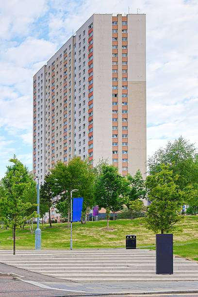 istock High rise council flat in Glasgow city 2215564108