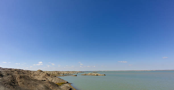 istock ShuangTa reservoir GuaZhou GanSu 2215570551