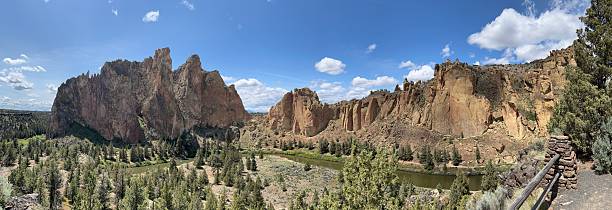 istock Panoramic view of Smith Rock State Park, Oregon 2215571541