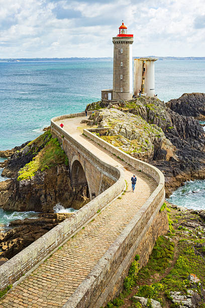 istock Vertical view over the lighthouse Phare du Petit Minou 2215574840