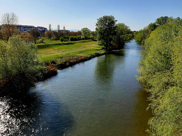 istock Tranquil River in Natural Landscape 2215587117